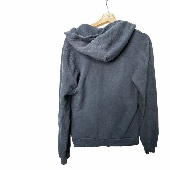 Aviator Nation Charcoal Zip-Up with Rainbow Stripes - Picture 9 of 9